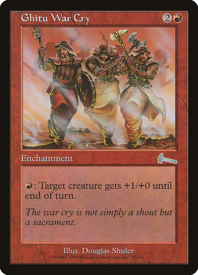 Ghitu War Cry [Urza's Legacy] | Rock City Comics