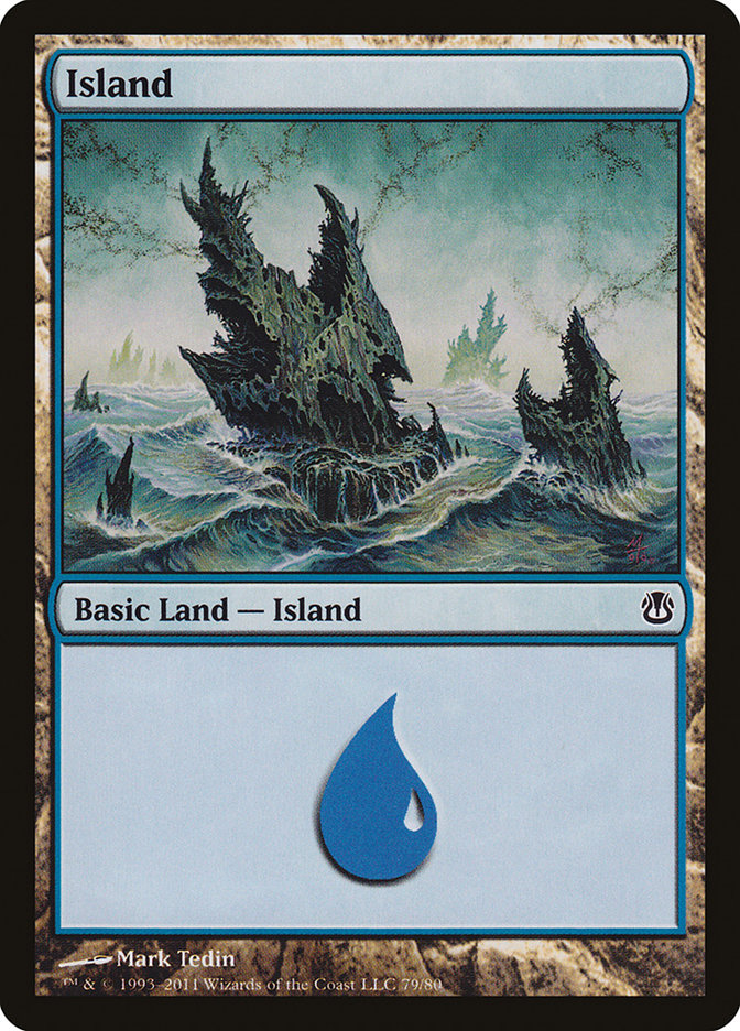 Island (79) [Duel Decks: Ajani vs. Nicol Bolas] | Rock City Comics