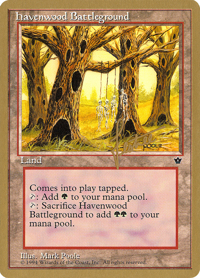Havenwood Battleground (Bertrand Lestree) [Pro Tour Collector Set] | Rock City Comics