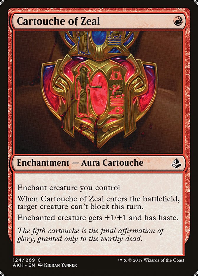 Cartouche of Zeal [Amonkhet] | Rock City Comics