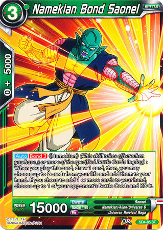 Namekian Bond Saonel (Starter Deck - The Guardian of Namekians) [SD4-05] | Rock City Comics