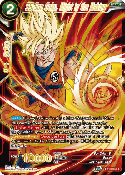 SS Son Goku, Might in the Making [EX19-03] | Rock City Comics
