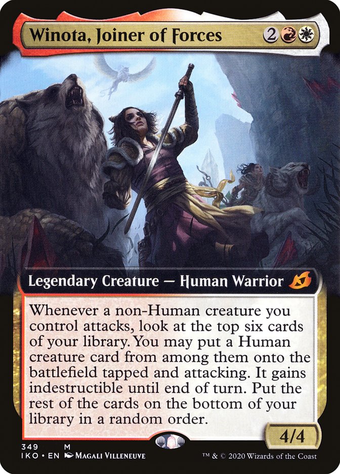 Winota, Joiner of Forces (Extended Art) [Ikoria: Lair of Behemoths] | Rock City Comics