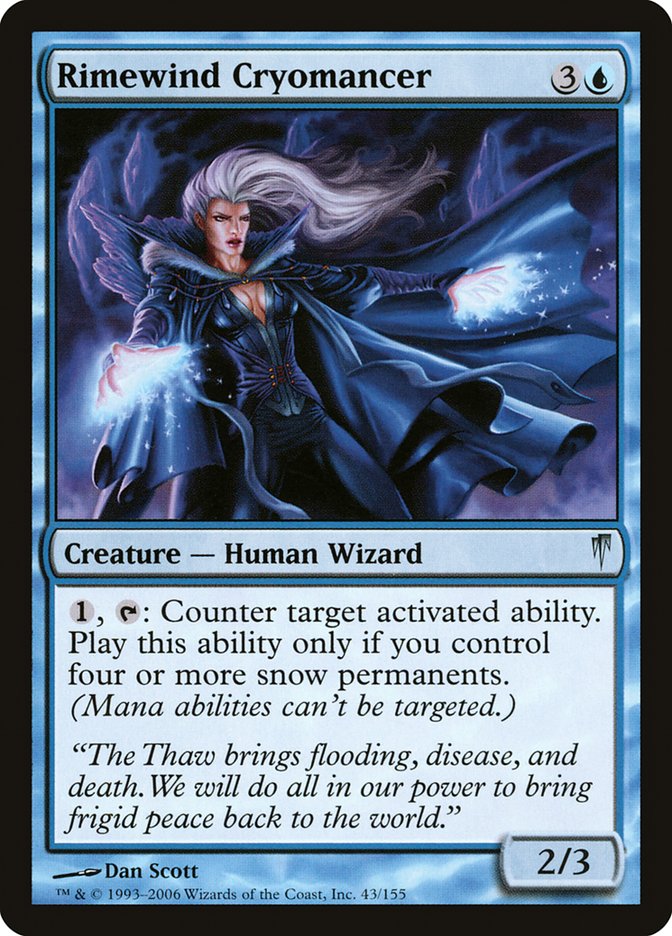Rimewind Cryomancer [Coldsnap] | Rock City Comics