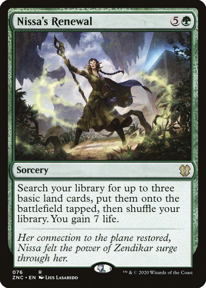 Nissa's Renewal [Zendikar Rising Commander] | Rock City Comics