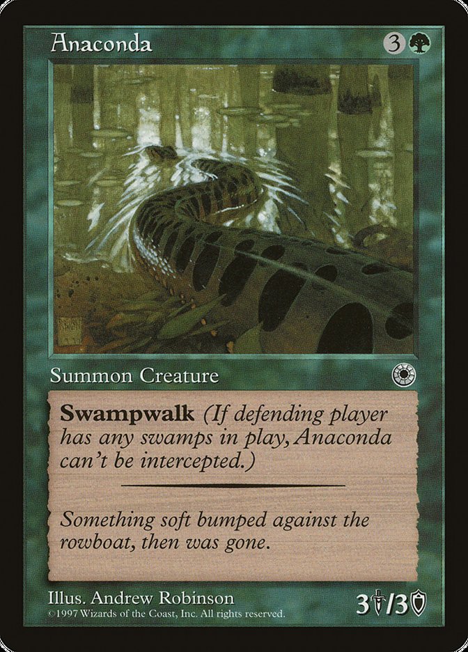 Anaconda (With Flavor Text) [Portal] | Rock City Comics