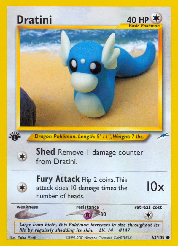 Dratini (63/105) [Neo Destiny 1st Edition] | Rock City Comics