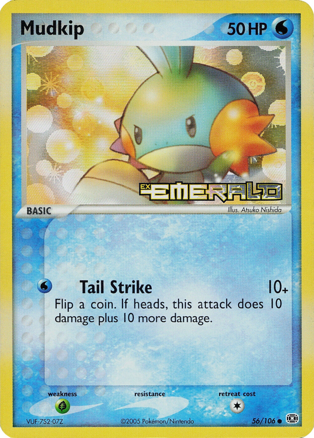 Mudkip (56/106) (Stamped) [EX: Emerald] | Rock City Comics