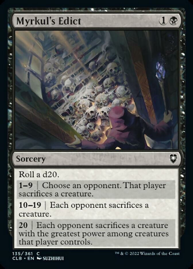 Myrkul's Edict [Commander Legends: Battle for Baldur's Gate] | Rock City Comics