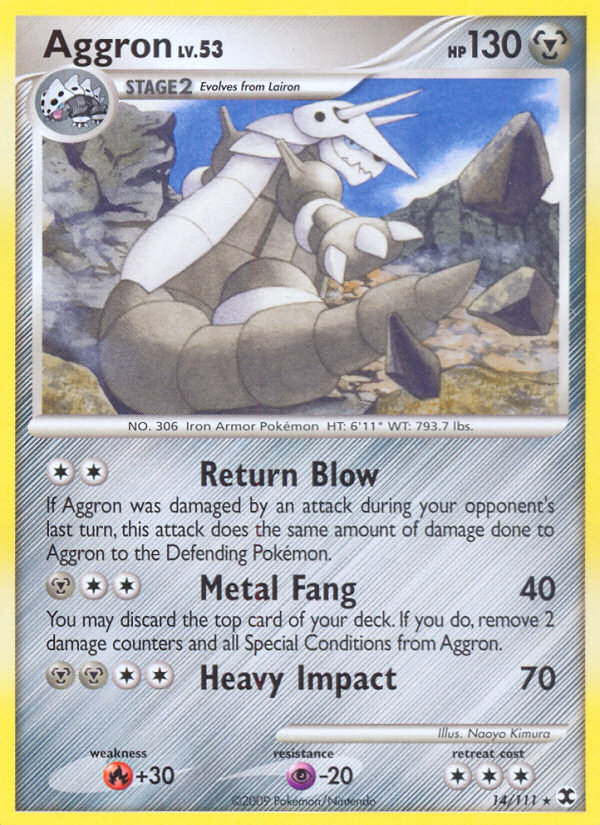 Aggron (14/111) [Platinum: Rising Rivals] | Rock City Comics