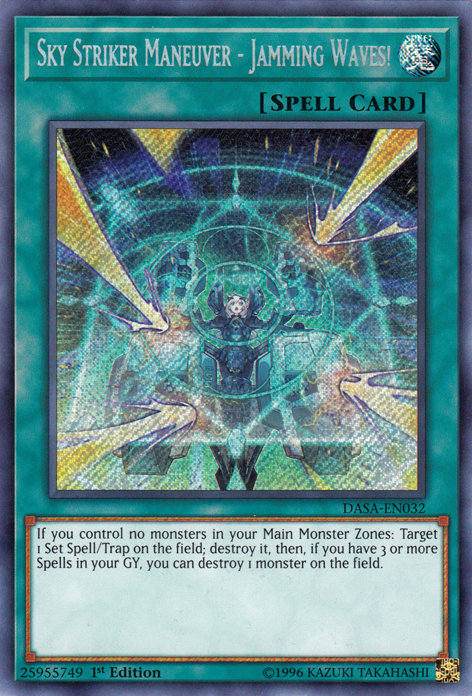 Sky Striker Maneuver - Jamming Waves! [DASA-EN032] Secret Rare | Rock City Comics