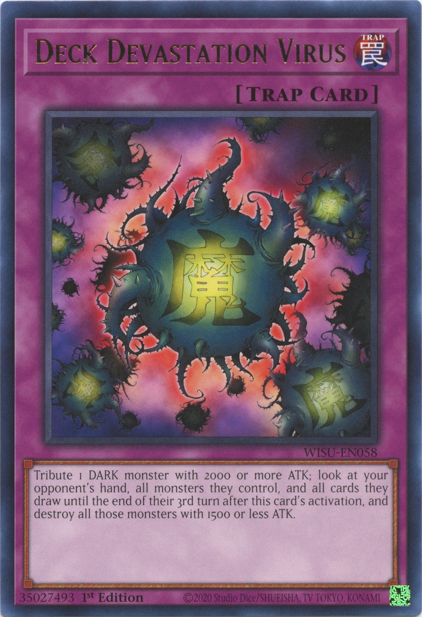 Deck Devastation Virus [WISU-EN058] Rare | Rock City Comics