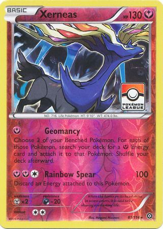 Xerneas (81/114) (Steam Siege League Promo) [XY: Steam Siege] | Rock City Comics