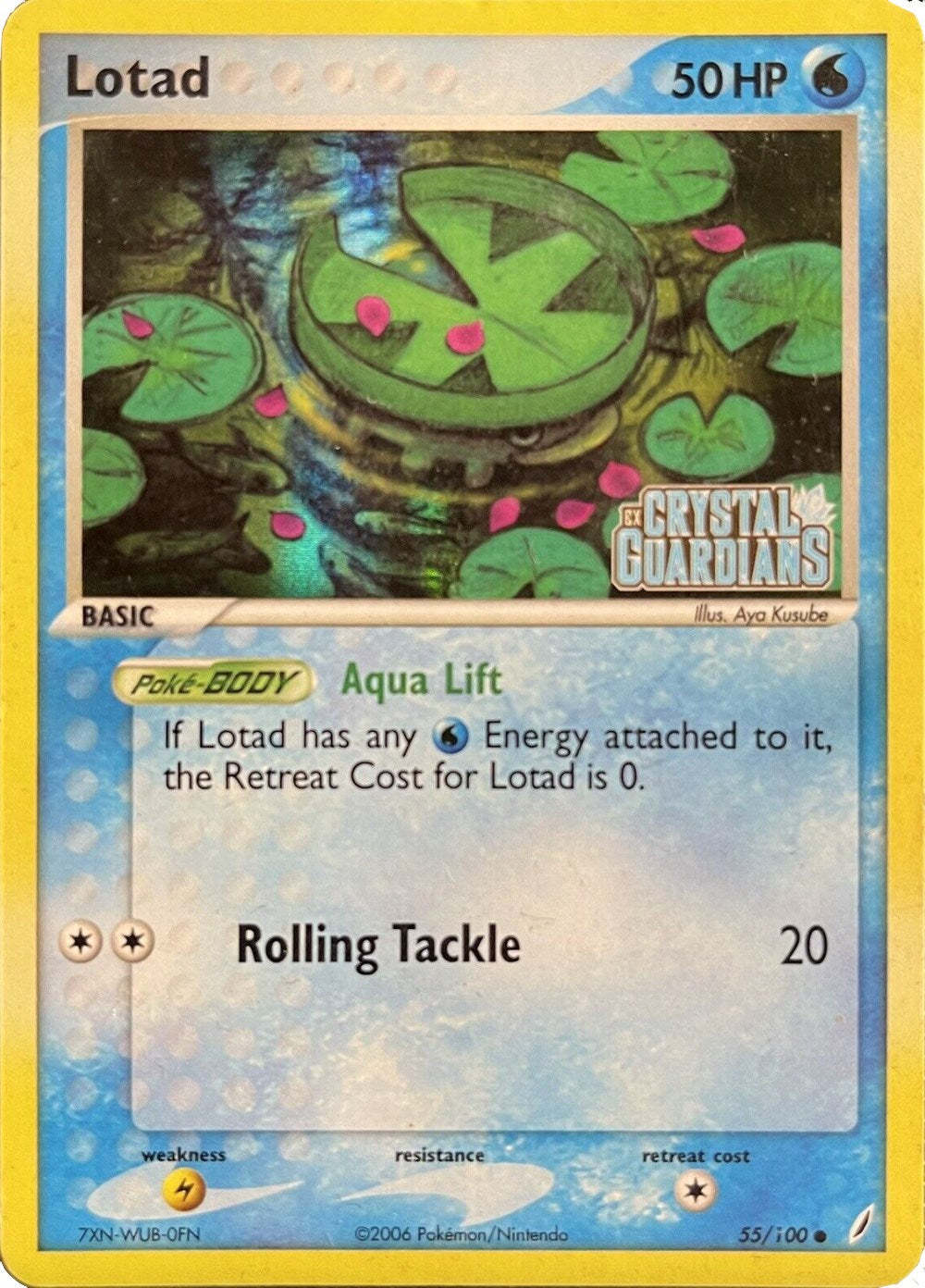 Lotad (055/100) (Theme Deck Exclusive) [EX: Crystal Guardians] | Rock City Comics