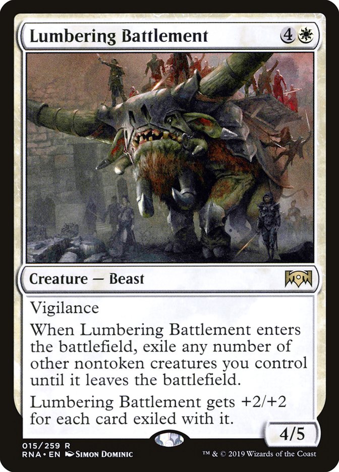 Lumbering Battlement [Ravnica Allegiance] | Rock City Comics