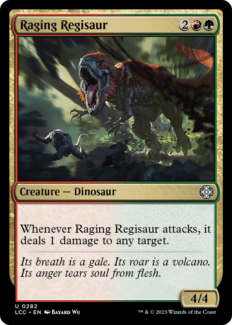 Raging Regisaur [The Lost Caverns of Ixalan Commander] | Rock City Comics