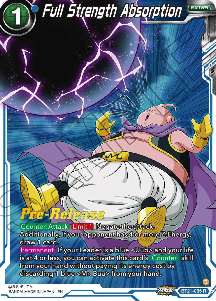 Full Strength Absorption (BT21-065) [Wild Resurgence Pre-Release Cards] | Rock City Comics