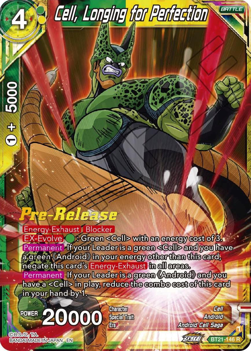 Cell, Longing for Perfection (BT21-146) [Wild Resurgence Pre-Release Cards] | Rock City Comics