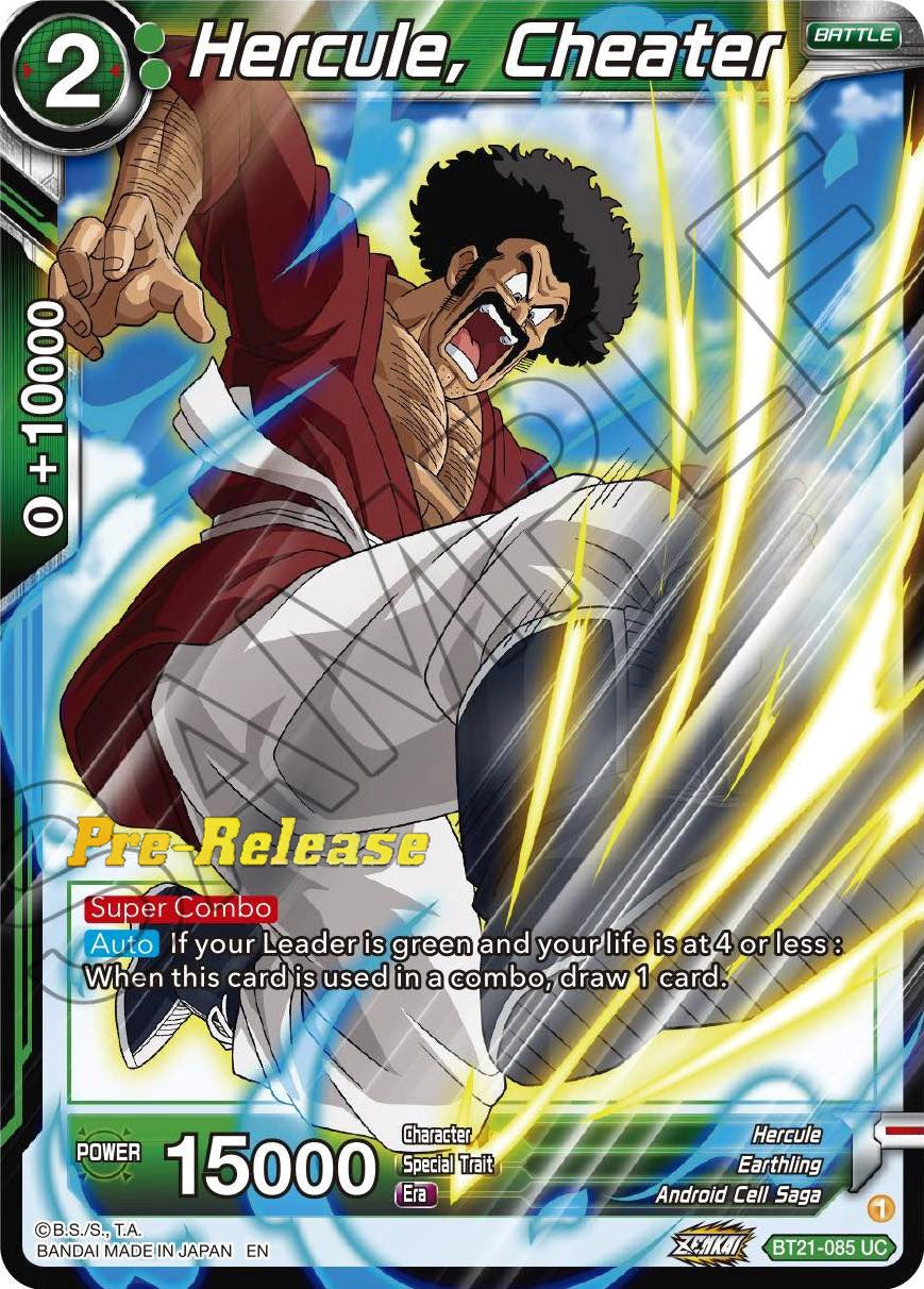 Hercule, Cheater (BT21-085) [Wild Resurgence Pre-Release Cards] | Rock City Comics