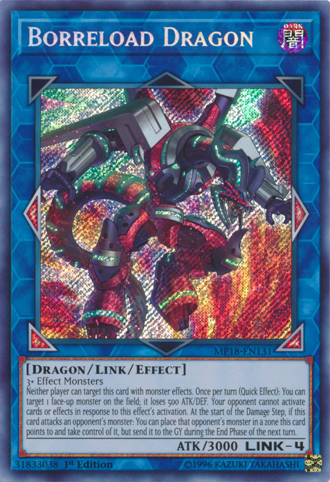 Borreload Dragon [MP18-EN131] Secret Rare | Rock City Comics