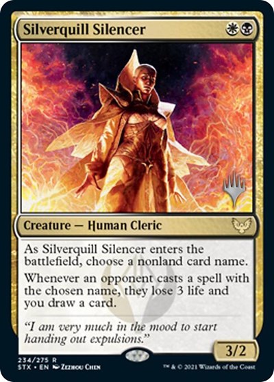 Silverquill Silencer (Promo Pack) [Strixhaven: School of Mages Promos] | Rock City Comics