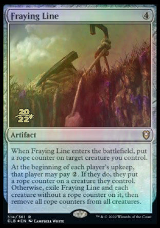 Fraying Line [Commander Legends: Battle for Baldur's Gate Prerelease Promos] | Rock City Comics