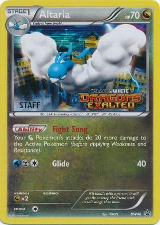 Altaria (BW48) (Staff Prerelease Promo) [Black & White: Black Star Promos] | Rock City Comics