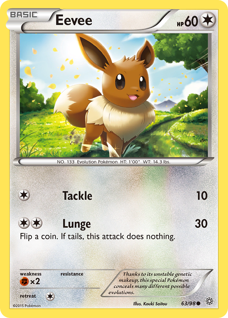 Eevee (63/98) [XY: Ancient Origins] | Rock City Comics