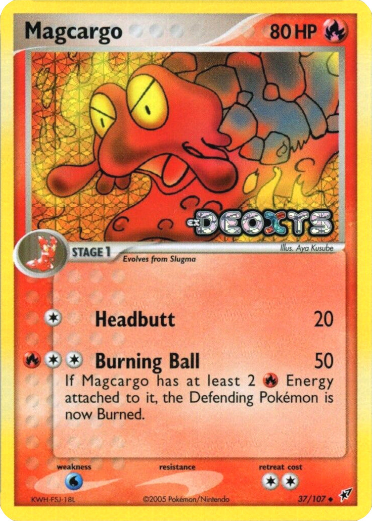 Magcargo (37/107) (Stamped) [EX: Deoxys] | Rock City Comics