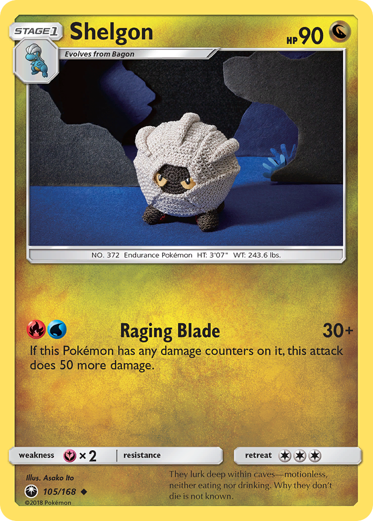 Shelgon (105/168) [Sun & Moon: Celestial Storm] | Rock City Comics