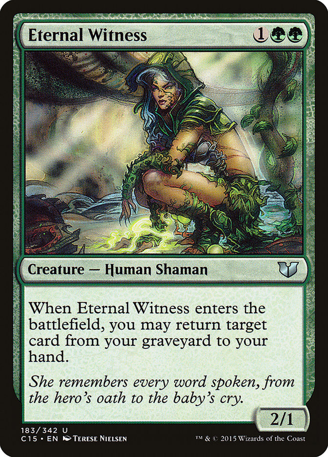Eternal Witness [Commander 2015] | Rock City Comics