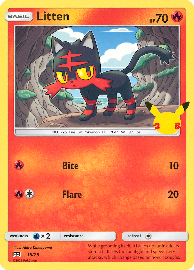 Litten (15/25) [McDonald's 25th Anniversary] | Rock City Comics