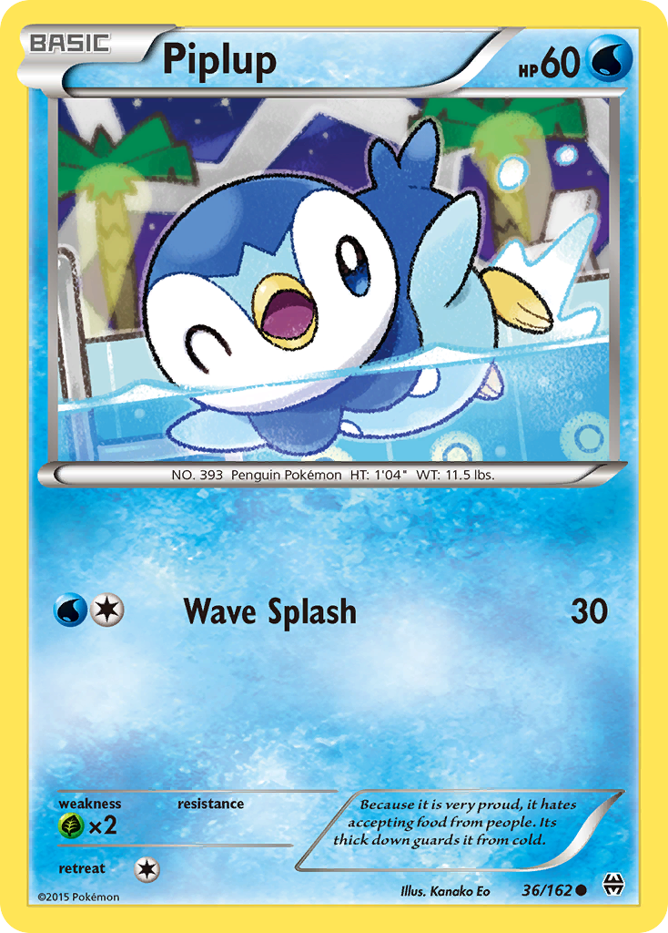 Piplup (36/162) [XY: BREAKthrough] | Rock City Comics