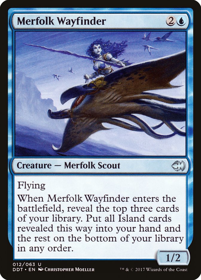 Merfolk Wayfinder [Duel Decks: Merfolk vs. Goblins] | Rock City Comics