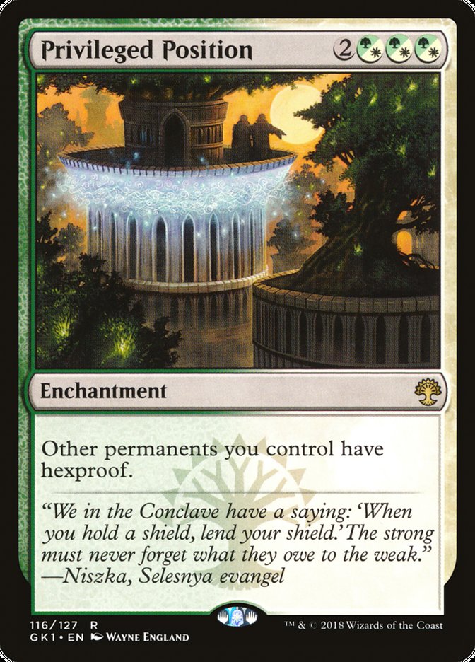 Privileged Position [Guilds of Ravnica Guild Kit] | Rock City Comics