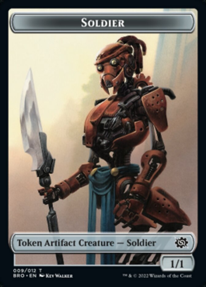 Soldier Token (009) [The Brothers' War Tokens] | Rock City Comics