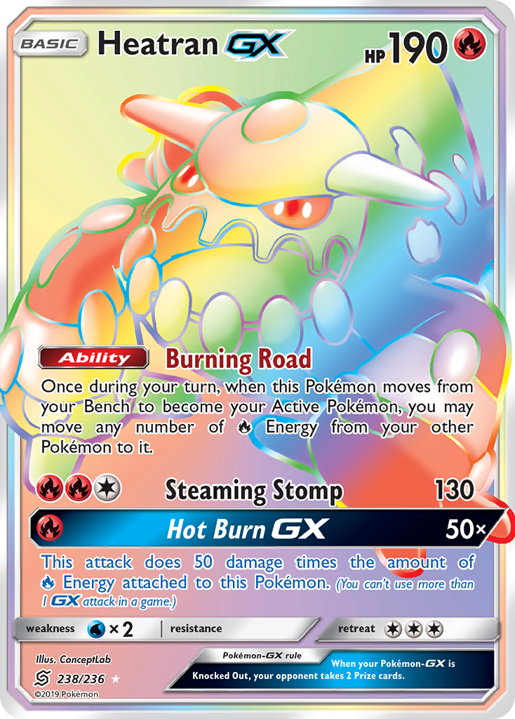 Heatran GX (238/236) [Sun & Moon: Unified Minds] | Rock City Comics