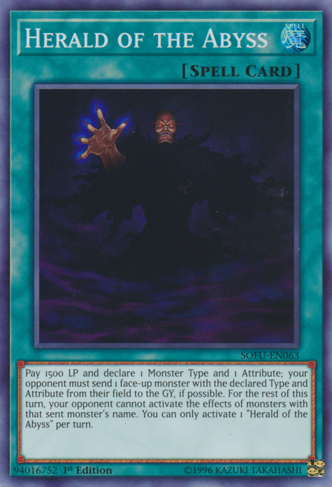 Herald of the Abyss [SOFU-EN063] Super Rare | Rock City Comics