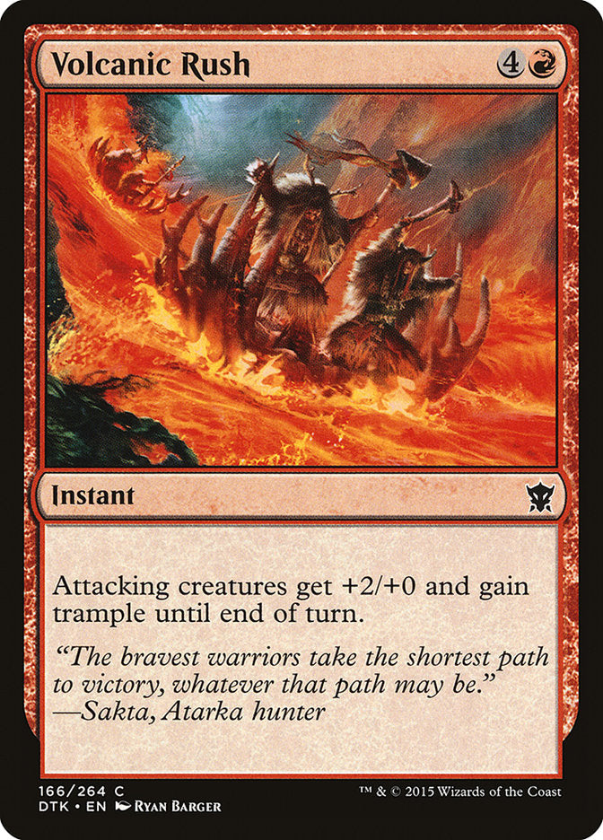 Volcanic Rush [Dragons of Tarkir] | Rock City Comics