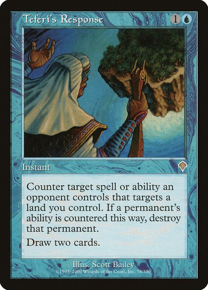 Teferi's Response [Invasion] | Rock City Comics