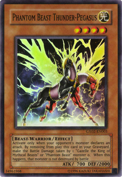 Phantom Beast Thunder-Pegasus [GX02-EN003] Super Rare | Rock City Comics