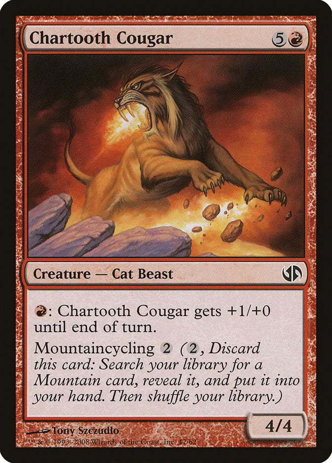 Chartooth Cougar [Duel Decks: Jace vs. Chandra] | Rock City Comics