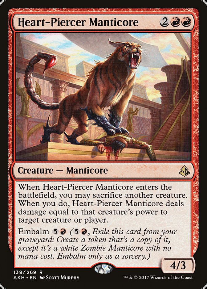 Heart-Piercer Manticore [Amonkhet] | Rock City Comics