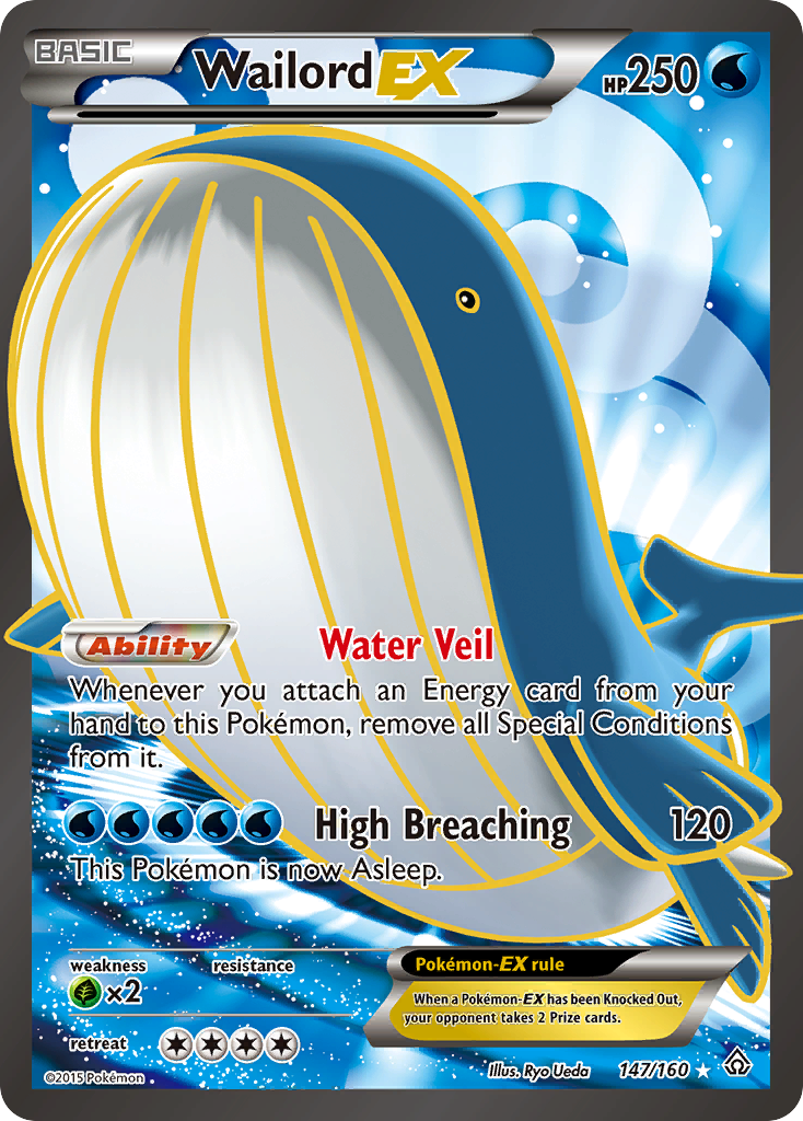 Wailord EX (147/160) [XY: Primal Clash] | Rock City Comics