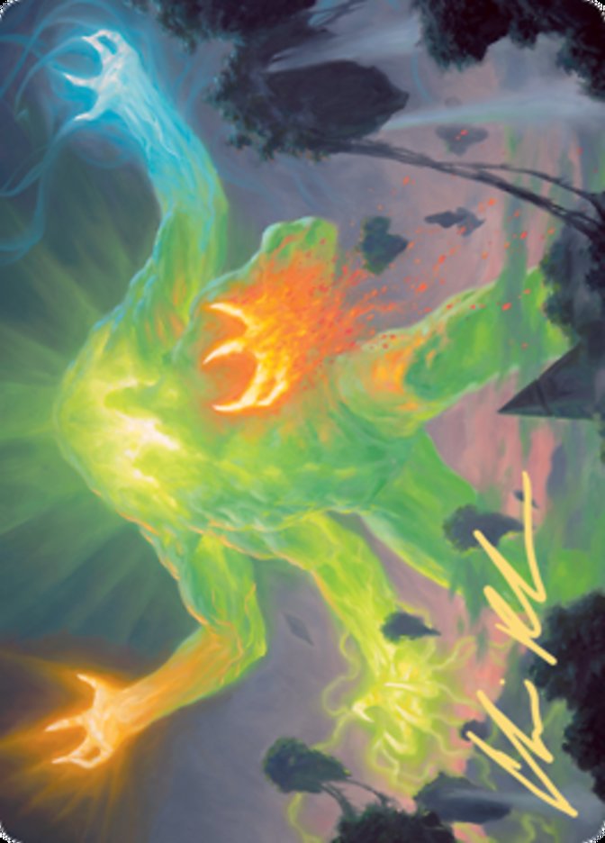 Omnath, Locus of Creation Art Card (Gold-Stamped Signature) [Zendikar Rising Art Series] | Rock City Comics