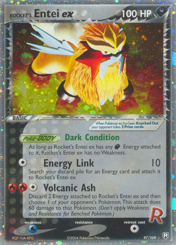 Rocket's Entei ex (97/109) [EX: Team Rocket Returns] | Rock City Comics