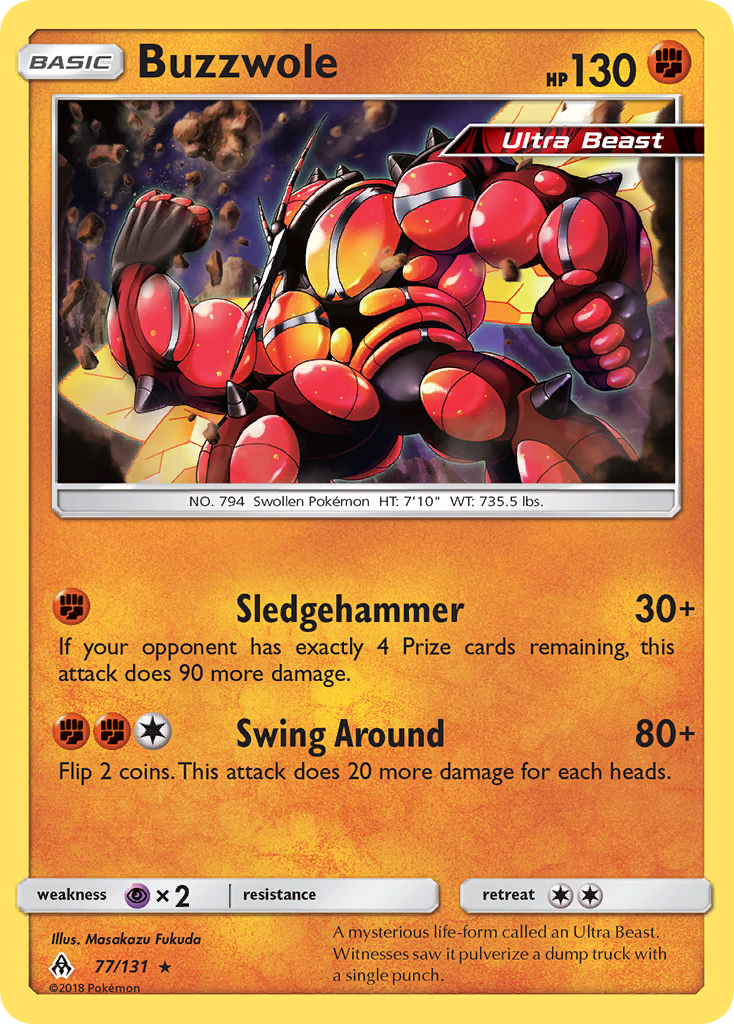 Buzzwole (77/131) [Sun & Moon: Forbidden Light] | Rock City Comics