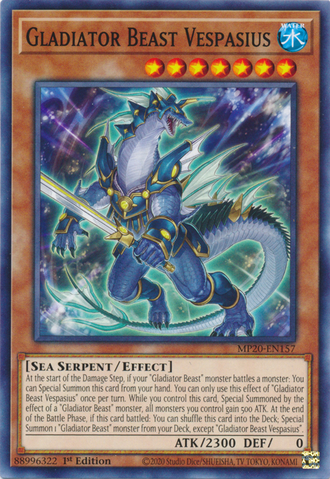 Gladiator Beast Vespasius [MP20-EN157] Common | Rock City Comics