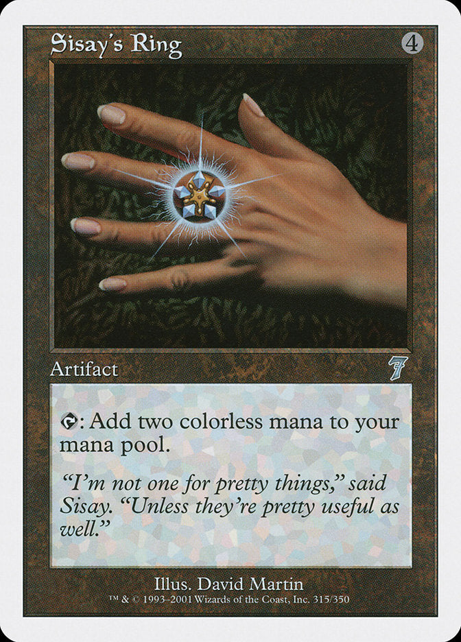 Sisay's Ring [Seventh Edition] | Rock City Comics