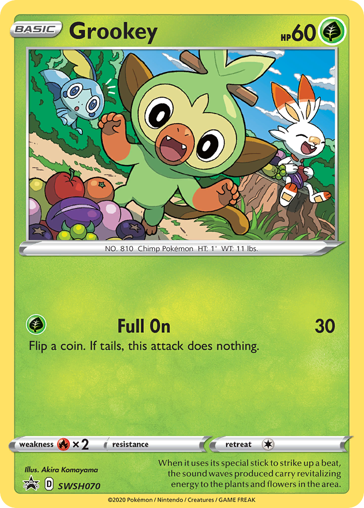 Grookey (SWSH070) [Sword & Shield: Black Star Promos] | Rock City Comics